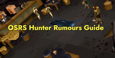 osrs hunter rumor rewards